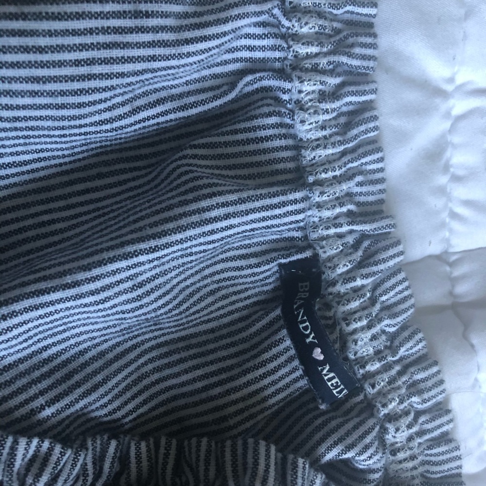 Brandy Melville striped off the shoulder top